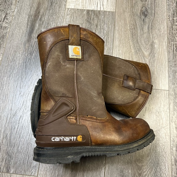 Carhartt Bison 11'' Waterproof Steel Toe Work Boots CMP 1200 Men’s US 12 - Picture 4 of 9